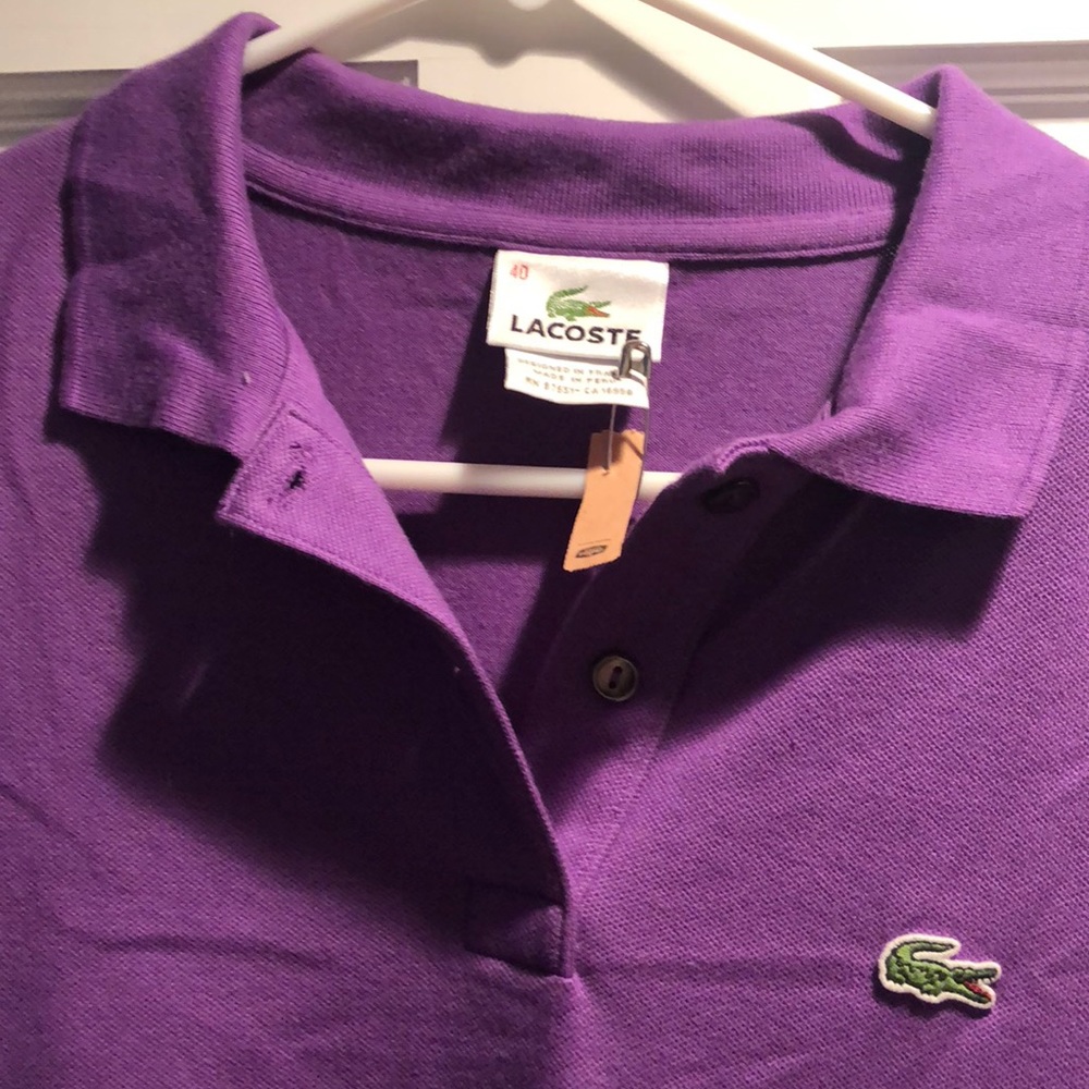 Lacoste stretch pique polo
